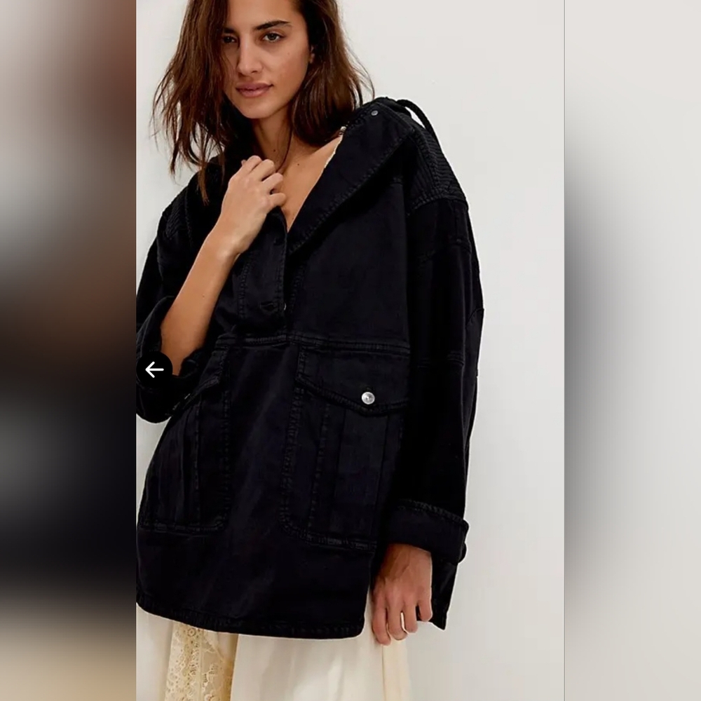 Women's We The Free Marlie Washed Pullover Jacket-Size Medium